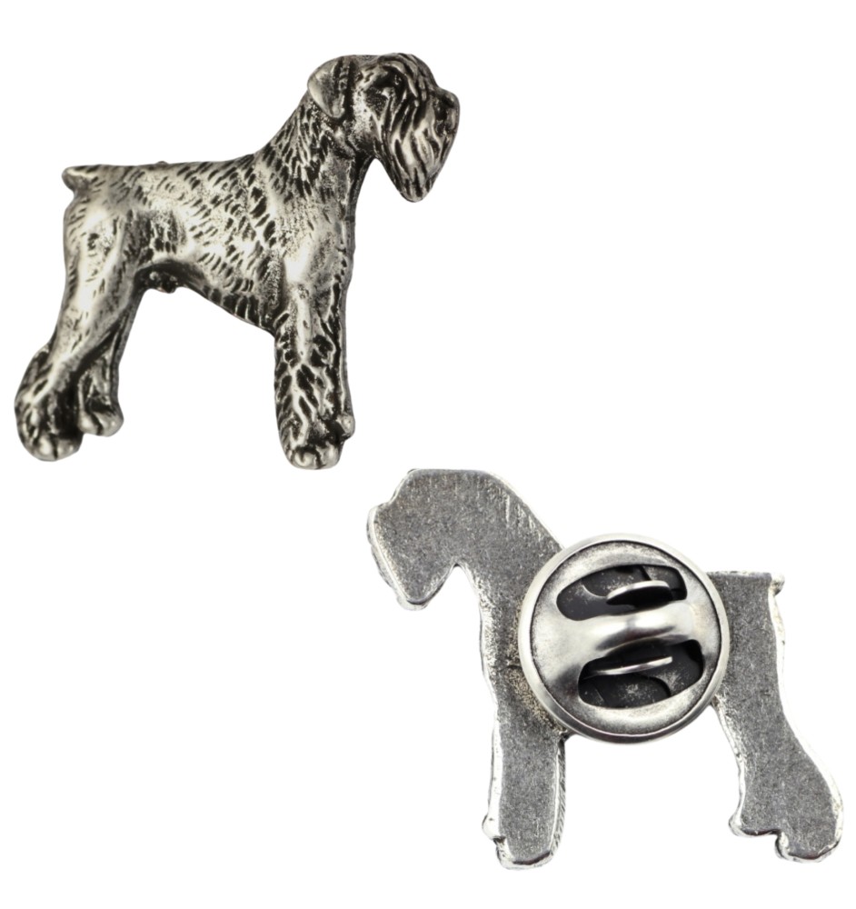 Sznaucer pin posrebrzony Art-Dog